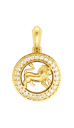 Leo Charm in Gold